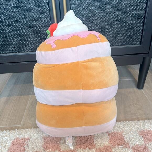 Squishmallows 16" Sawtelle the Strawberry Pancakes Plush Toy - Picture 2 of 4